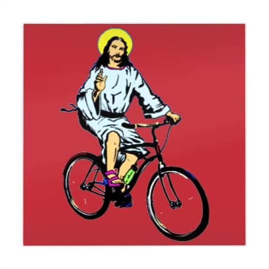 Discover Christ on a bike Mahjong Mats