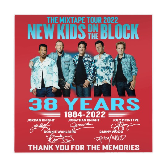 Discover NKOT Block Signture The Memories The MixTape Tour 2022 Mahjong Mats