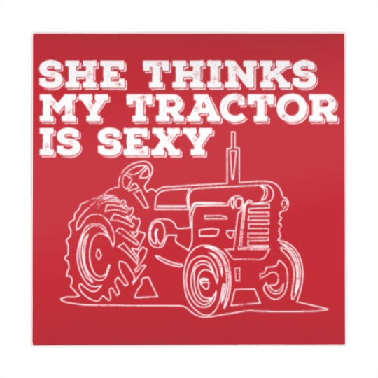Discover Tractor Funny Mens - She Thinks My Tractor Is Sexy Mahjong Mats