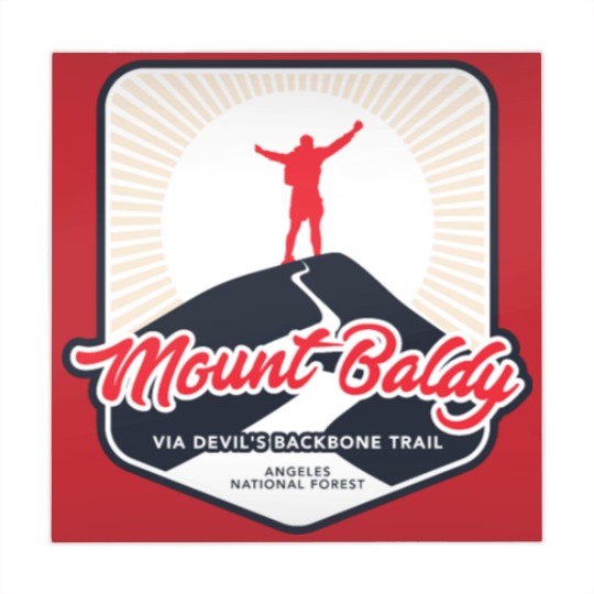 Discover Mount Baldy via Devil's Backbone Trail Mahjong Mats