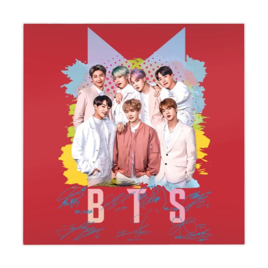 Discover Bangtan Boys Mahjong Mats, Bangtan Boys Group Members signature Mahjong Mats
