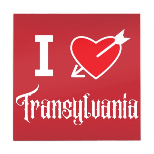 Discover I love Transylvania (white letters version) Mahjong Mats
