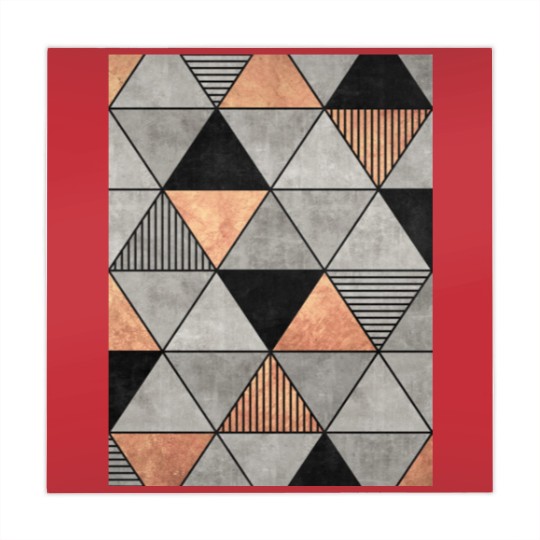 Discover Concrete and Copper Triangles 2 - Triangle - Mahjong Mats