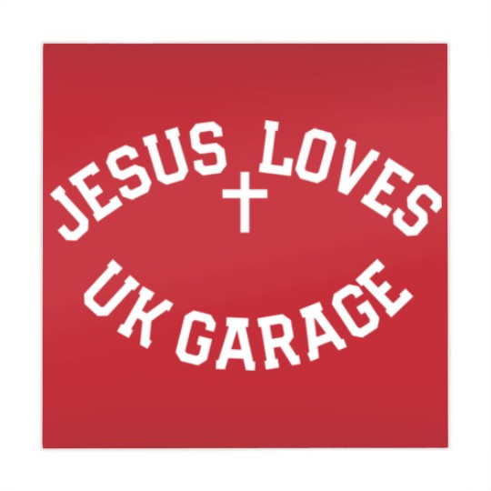 Discover Jesus Loves UK Garage Slogan Mahjong Mats