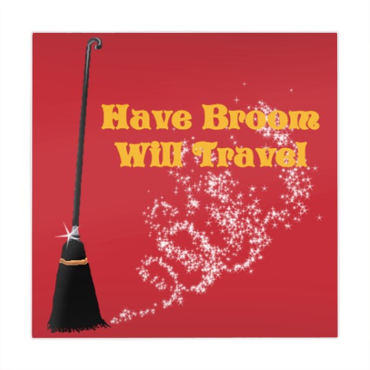 Discover Funny Have Broom Will Travel Halloween Mahjong Mats
