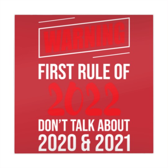 Discover Warning First Rule Of 2022 New Year's Eve Happy Mahjong Mats
