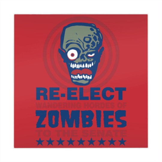 Discover Re Elect Hordes of Zombies Mahjong Mats