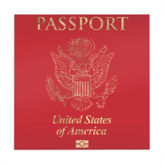 Discover United States of America Passport Vintage - United States - Mahjong Mats