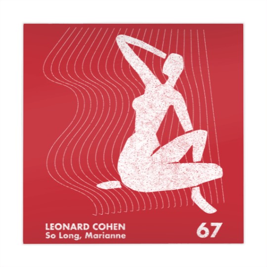 Discover Leonard Cohen / Minimalist Artwork Design - Leonard Cohen - Mahjong Mats