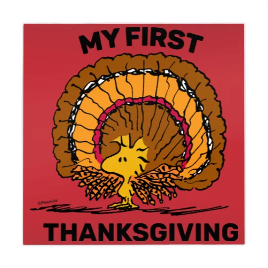 Discover Peanuts | Woodstock Turkey -My 1st Thanksgiving Mahjong Mats