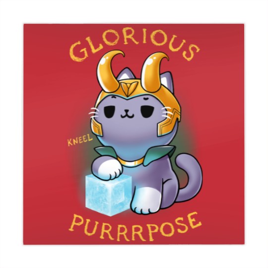 Discover Glorious Purrrpose - Loki cat variant - Kneel - Loki Cat - Mahjong Mats