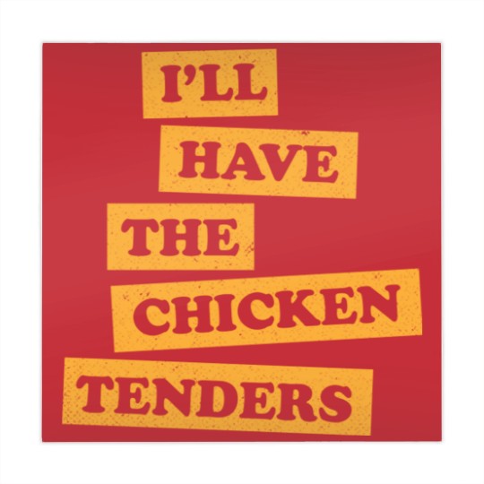 Discover Chicken Tenders Funny Foodie Quote - Chicken Tenders - Mahjong Mats