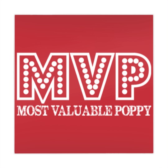 Discover MVP Most Valuable Poppy Fathers Day Gift Mahjong Mats