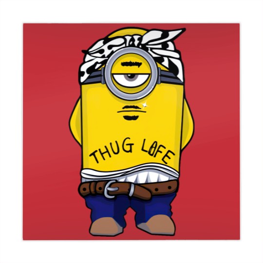 Discover Minion Thug Life - 90s Rap And The Minions - Mahjong Mats