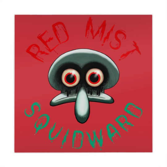 Discover Red Mist Squidward - Scary - Mahjong Mats