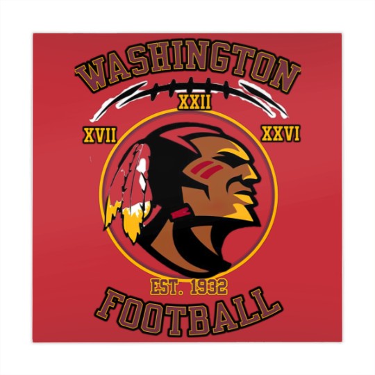 Discover Washington Football Red Classic Mahjong Mats Mahjong Mats