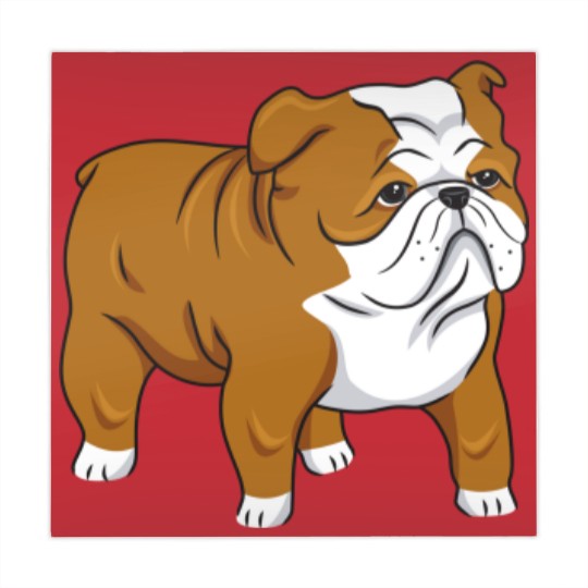 Discover Cute English Bulldog Classic Mahjong Mats