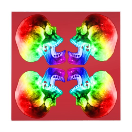Discover Psychedelic Skulls #9 Mahjong Mats