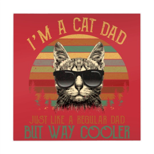 Discover I am a Cat Dad, Just like a regular dad -Gift Mahjong Mats