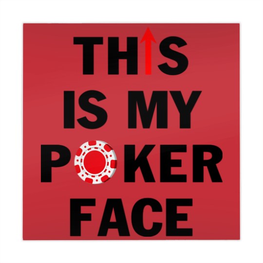 Discover This is My Poker Face with Chip Funny Casino Gambler Card Player Mahjong Mats for Men - This Is My Poker Face With Chip Funny - Mahjong Mats