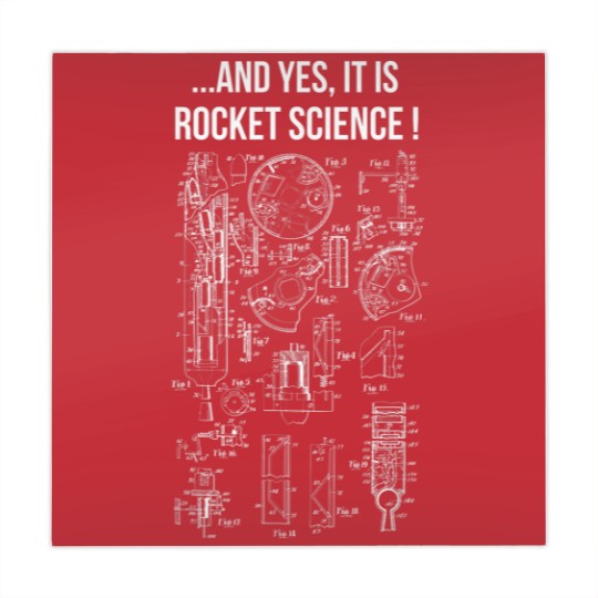 Discover ...And Yes It Is Rocket Science! Fun Clothing For Engineers Mahjong Mats