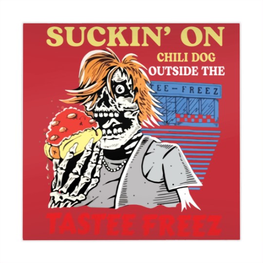 Discover Suckin’ on chili dog outside the tastee freez Mahjong Mats
