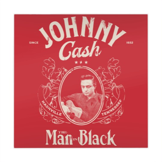 Discover Johnny Cash The Man in Black Graphic Mahjong Mats