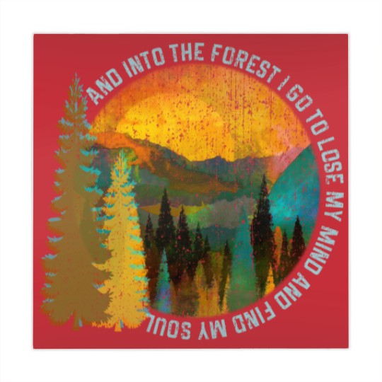 Discover Into The Forest I Go Hiking Mahjong Mats Nature Lover Ca Mahjong Mats