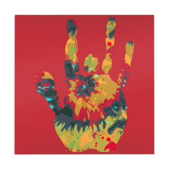 Discover Tie Dye Jerry Vintage - Jerry Garcia Hand - Mahjong Mats