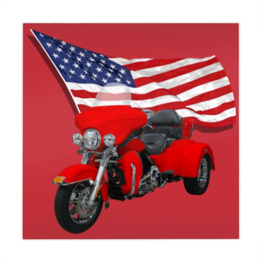 Discover Trike with Flag Mahjong Mats