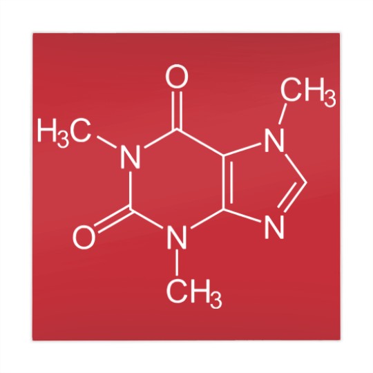 Discover Caffeine Molecule Coffee Coffee Lovers Funny Gift Mahjong Mats