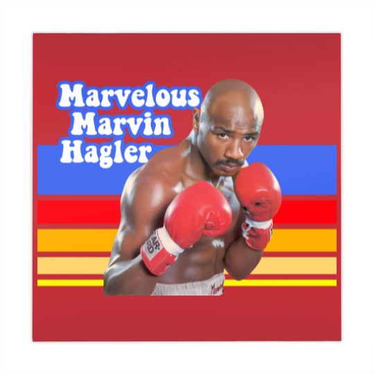 Discover Retro Marvelous Marvin Hagler Mahjong Mats