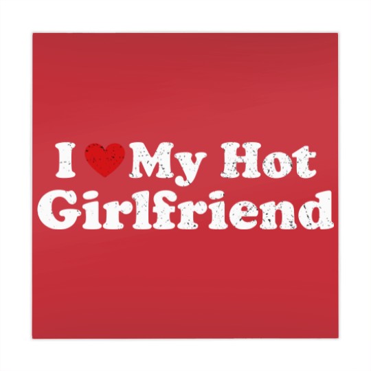 Discover I Love My Hot Girlfriend Funny Vintage Distressed Mahjong Mats