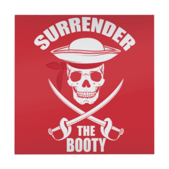Discover Surrender to Booty Funny Pirate Saber Gift Mahjong Mats