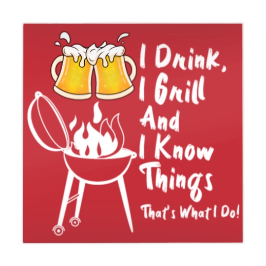 Discover I Drink, I Grill And I Know Things Mahjong Mats