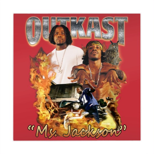 Discover Outkast Ms. Jackson Rap Mahjong Mats, Outkast Rap 90s Vintage Retro Classic Graphic Mahjong Mats