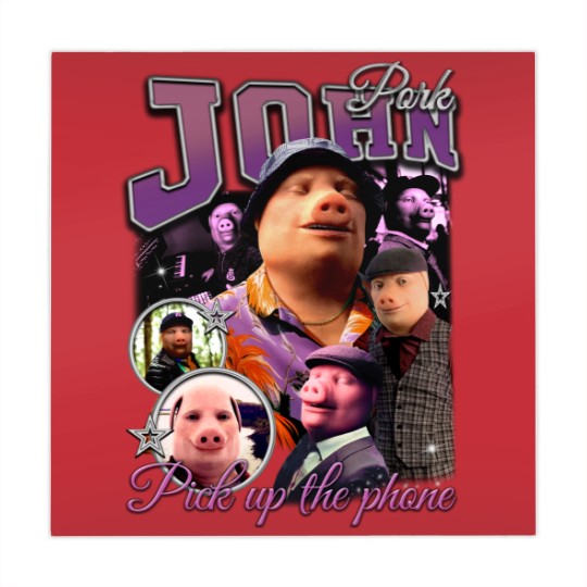 Discover John Pork Mahjong Mats, Funny Mahjong Mats, Classic 90s Graphic Mahjong Mats