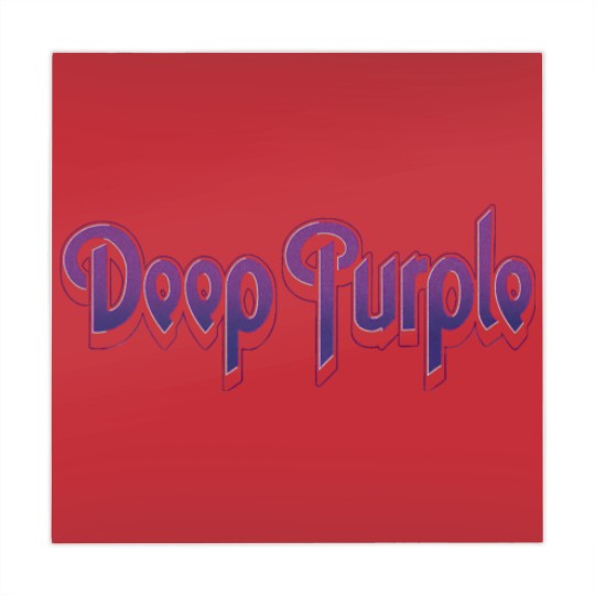 Discover Deep Purple Unisex Mahjong Mats: Vintage Logo