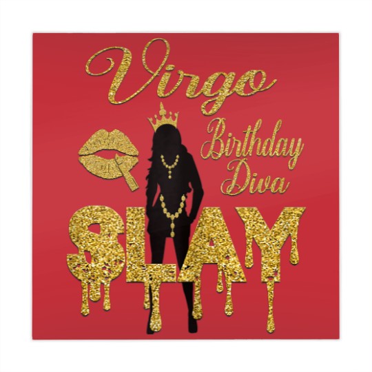 Discover Virgo Girl Birthday Diva Slay Zodiac Virgo Queen Lip Mahjong Mats