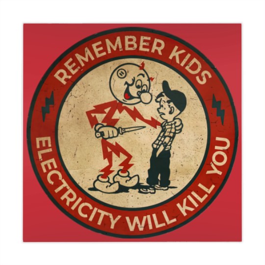 Discover Electricity Will Kill You Kids - Electricity Will Kill You - Mahjong Mats