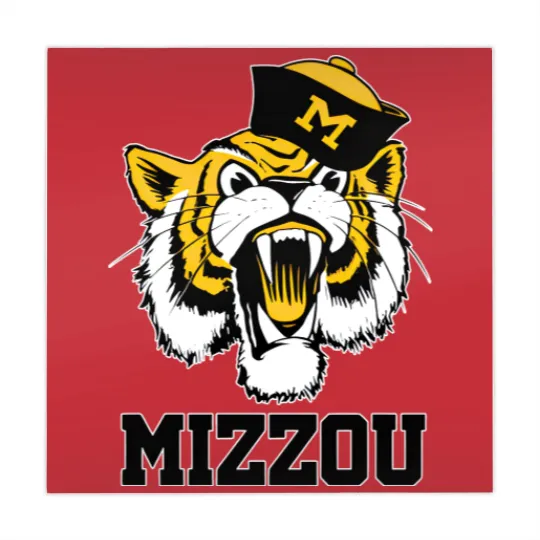 Discover Vintage 60's Truman the Missouri Tiger Mascot - Missouri - Mahjong Mats