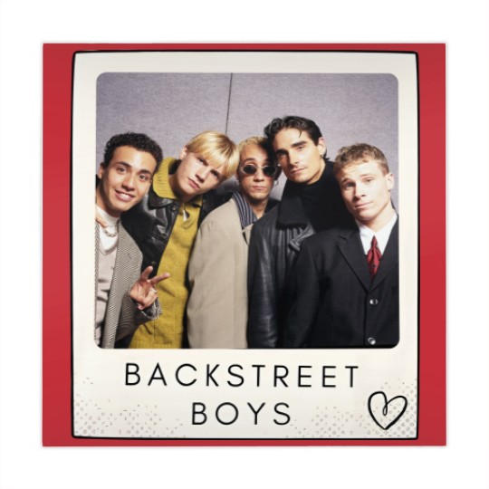 Discover Back Street Boys Polaroid Mahjong Mats