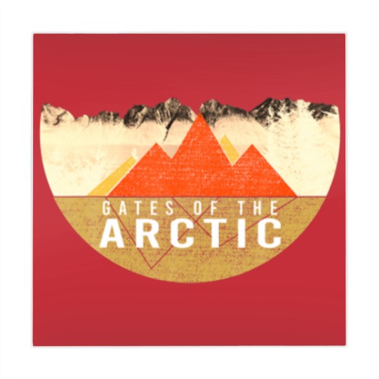 Discover Retro USA Mountain - Gates Of The Arctic National Mahjong Mats