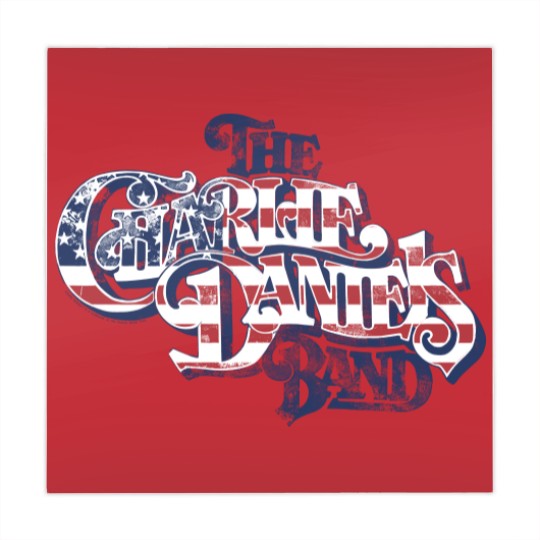 Discover Charlie Daniels Band Men's Mahjong Mats | American Flag Star Spangled Logo Gray Graphic Mahjong Mats