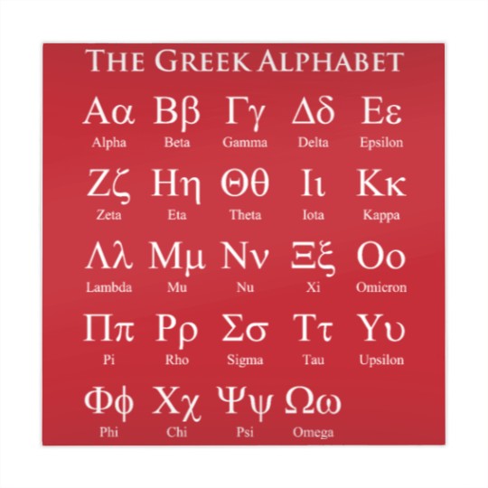 Discover The Greek Alphabet Mahjong Mats