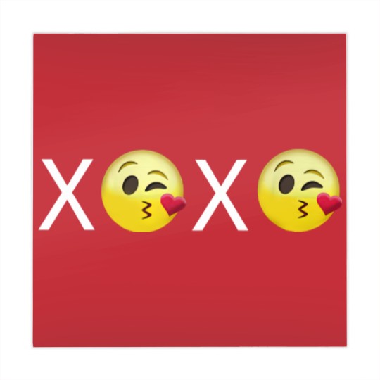 Discover "XOXO" Emojis Mahjong Mats