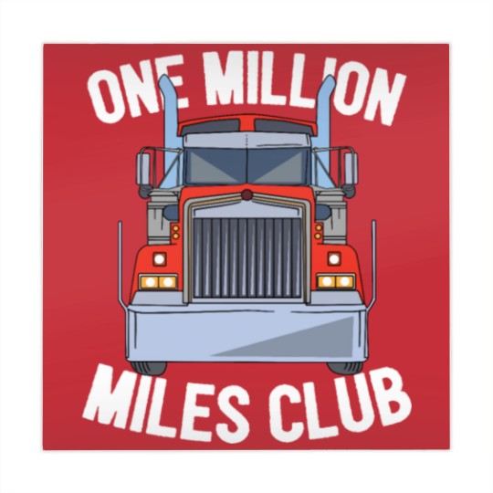 Discover One Million Miles Club Diesel Truck Driver Trucker Mahjong Mats