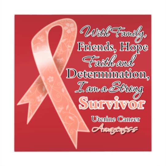 Discover Uterine Cancer Support Strong Survivor Mahjong Mats