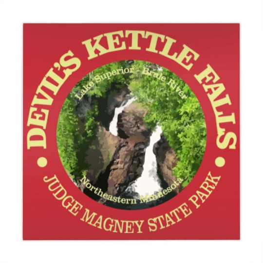 Discover Devil's Kettle Falls Mahjong Mats