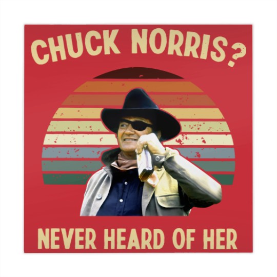 Discover Chuck Norris Never Heard Of Her Vintage Mahjong Mats, John Wayne Cowboy Mahjong Mats